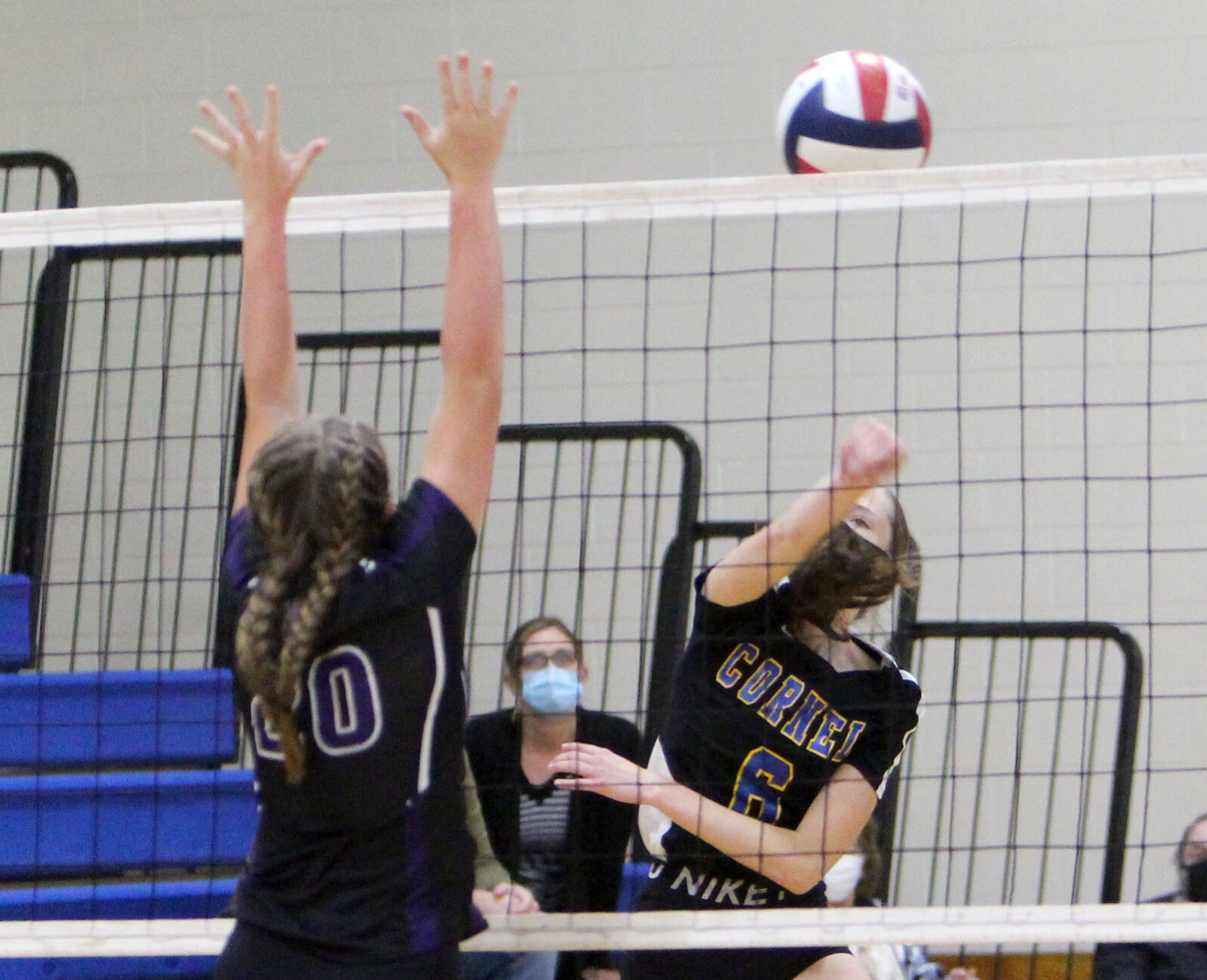 Lake Holcombe at Cornell volleyball 10-15-20